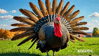 TURKEY Making Crazy NOISES in the Wild Awesomw [upl. by Llerrej749]