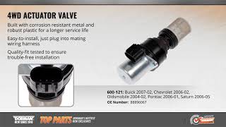 Highlighted Part 4WD Actuator Valve for Select Buick Chevy Oldsmobile Pontiac amp Saturn Models [upl. by Erleena]