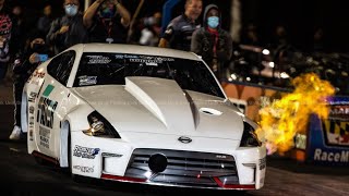 WORLDS FIRST 5 SEC NISSAN RB30 370Z  LAZCANO RACE ENGINES  HAIL MARY DERBY 2020 [upl. by Anastasia]