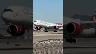 Virgin airlines flight landing 🛬 short video 📸📸flight beautiful landing [upl. by Dnomad]