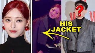 ITZY’s Yuna receives jacket from an actor amp goes viral kpop [upl. by Relyk406]