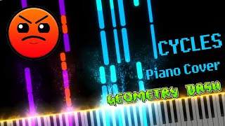 Cyclesfrom Geometry Dash Piano Cover┃ PianoCrisp [upl. by Donaugh]