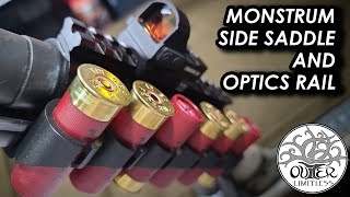 Monstrum Tactical Side Saddle and Rail Adding Capacity and Optics to My Shotgun [upl. by Horton]