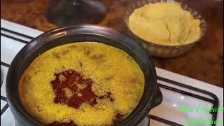 How to make Ethiopian food Tegabino  Shiro [upl. by Kcirddahc695]