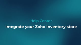 Integrate your Zoho Inventory store with enviacom [upl. by Kauffman]