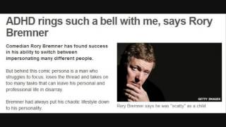 Comedian Rory Bremner talks about his ADHD on Radio 4 [upl. by Hajile484]