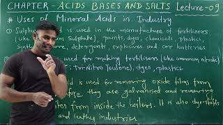 Acids Bases and Salts  Lecture  09  Class 10th CBSE  acidsbasesandsalts [upl. by Oijile]