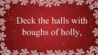 Deck the Halls with Lyrics Christmas Songs and Carols  Christmas songs  2022 Christmas song [upl. by Unhsiv]