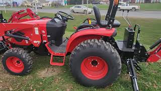 2023 TYM Tractors 2610H 24Hp Hydrostatic Tractor with Loader and Backhoe at Priority [upl. by Yahsal]