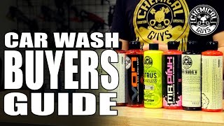 Car Wash Soap Buyers Guide  Chemical Guys Car Care [upl. by Novaj933]