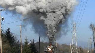 Amazing Steam SPampS 700 Holiday Express Train [upl. by Velick887]