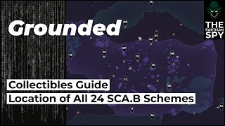 Location of All 24 SCAB Schemes  Grounded Walkthrough Collectibles  August Update [upl. by Eatnom]