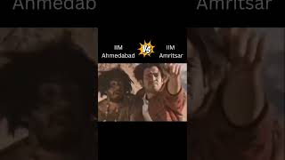 IIM Ahmedabad VS IIM Amritsar [upl. by Acirderf]