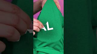 How To Remove Stickers From Tshirts Daily Life Hack  facts viral shorts viralshorts [upl. by Rosana]