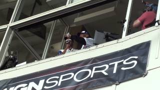 ERNIE BANKS amp TOM MORELLO PERFORM 7TH INNING STRETCH  WRIGLEY FIELD 6201204 [upl. by Ken642]