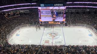 Jaromir Jagr takes warmups salutes Penguins crowd after jersey retirement [upl. by Edie327]