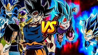 REPRESENTATIVES OF UNIVERSE 7 VS EVO VEGETA amp GOKU SUPREME MAGNIFICENT BATTLE DBZ Dokkan Battle [upl. by Adnale]