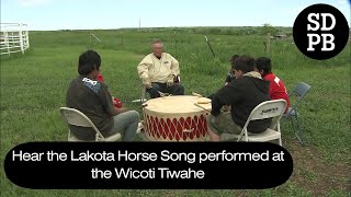 Hear the Lakota Horse Song performed at the Wicoti Tiwahe  Dakota Life [upl. by Lydell359]