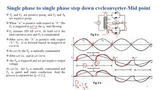 Lecture No 29 Step Down Cycloconverter Part 2 [upl. by Nossaj926]