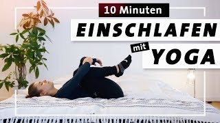 Mit Yoga Entspannt Einschlafen  Sanfte Abendroutine im Bett zum Loslassen amp Entspannen [upl. by Downey280]