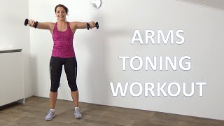 10 Minute Arms Toning Workout – Get Toned and Lean Arms [upl. by Epilef]