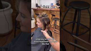 Fun way to style a Bob  Интересный способ уложить Каре haircut [upl. by Carmelia]