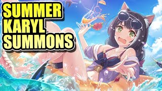 Im In Pain  Summoning For Summer Karyl  Princess Connect ReDive [upl. by Haletta]