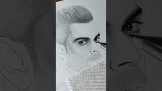 viratkohli art artwork drawing pencildrawing shortvideo shorts youtubeshorts youtube [upl. by Eremehc936]