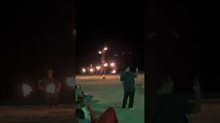 Fire performance at cenang beach [upl. by Akinuahs8]