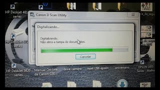 Como Scanear Digitalizar documentos na Canon G3100 G3010 G3000 [upl. by Amhser]