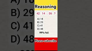 Reasoning Trick ✨competitiveexams ssc viralvideo subscribe motivational ytshorts shorts mts [upl. by Cyna66]