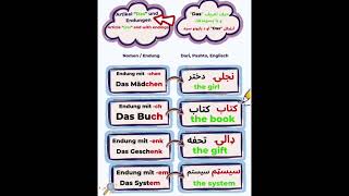 Artikeln DieDer Das  In Deutsch Englisch Dari Pashto und Farsi 🇩🇪🇦🇫🇮🇷🏴󠁧󠁢󠁥󠁮󠁧󠁿 [upl. by Tessy595]