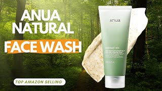 ANUA Face Wash  Gentle Korean Skincare for Double Cleansing amp Blackhead Removal [upl. by Selfridge]