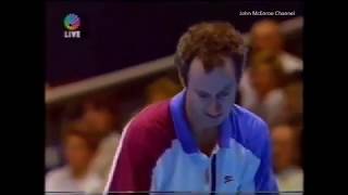 Boris Becker vs McEnroe SF  Rotterdam 1992 [upl. by Ahsitauq]