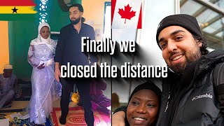 Reuniting With My African Wife In Canada [upl. by Idnyc]