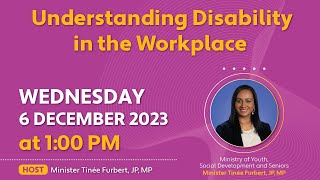 Understanding Disability in the Workplace Panel Discussion [upl. by Licha]