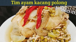 Tim ayam kacang polong  chinese food resep praktis dan enak [upl. by Asserac]