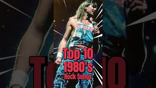 Top 10 1980s Rock Songs musiconfire music 1980s 80s top10 top10songs top10hits 80smusic [upl. by Treblih]