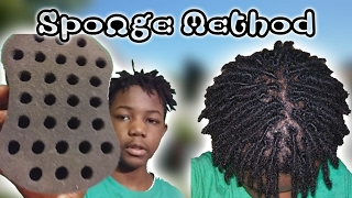 HOW TO GET DREADLOCKS WITH A SPONGE [upl. by Dex]