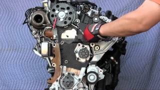 VW Jetta Sportwagen Golf TDI and Audi A3 TDI timing belt replacement  20L engine [upl. by Deste644]