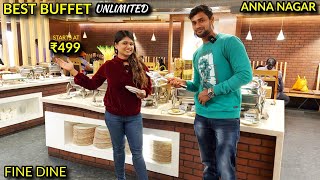 Buffet 40 varieties Rs 499 Fine Dining in Chennai  Rosewater Anna Nagar [upl. by Amedeo]