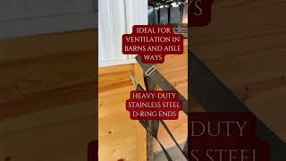 Big Dees Tack and Vet Supply  Country Pride Barn Door Guards with Snaps [upl. by Inami]