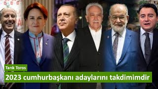 2023 cumhurbaşkanı adaylarını takdimimdir Tarık Toros  13 Eylül 2019 [upl. by Idnis]