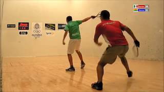 2017 Racquetball Junior World Championships  Boys 16 Singles  Garcia BOL vs Fernandez MEX [upl. by Hanas]