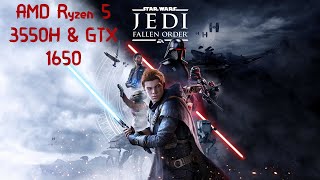 Star Wars Jedi Fallen Order Ryzen 5 3550H amp GTX 1650 Gameplay Test [upl. by Bethezel526]