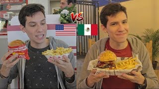 ¿Qué hamburguesa es mejor USA vs México [upl. by Margie]