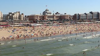 A summer day at Scheveningen beach The Hague Netherlands [upl. by Bogart]