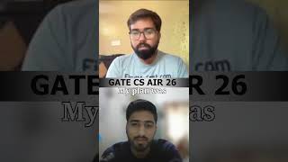 GATE CS Topper On His Revision Strategy topper iit btechexams mtech computerscience gateexam [upl. by Kan653]