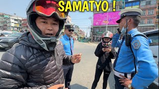 RAJKUMAR BHANNE LE CHOWK MA VIDEO BANAYO RE🤣  DIRT BIKE LAI GARO XA  CROSS X 250R [upl. by Kcirdderf]