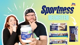 Feine FITNESS Neuheiten Haul amp TasteTest von dm Sportness  Birthday Cookie Protein Brownie amp mehr [upl. by Nodroj]